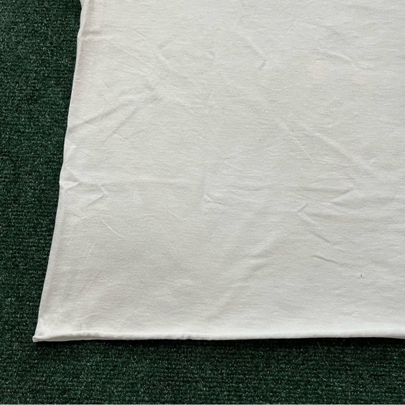 Vintage Women’s 80s Karate “Kiai” Humor *Cropped White T Shirt Size M 20X22 - Picture 10 of 12
